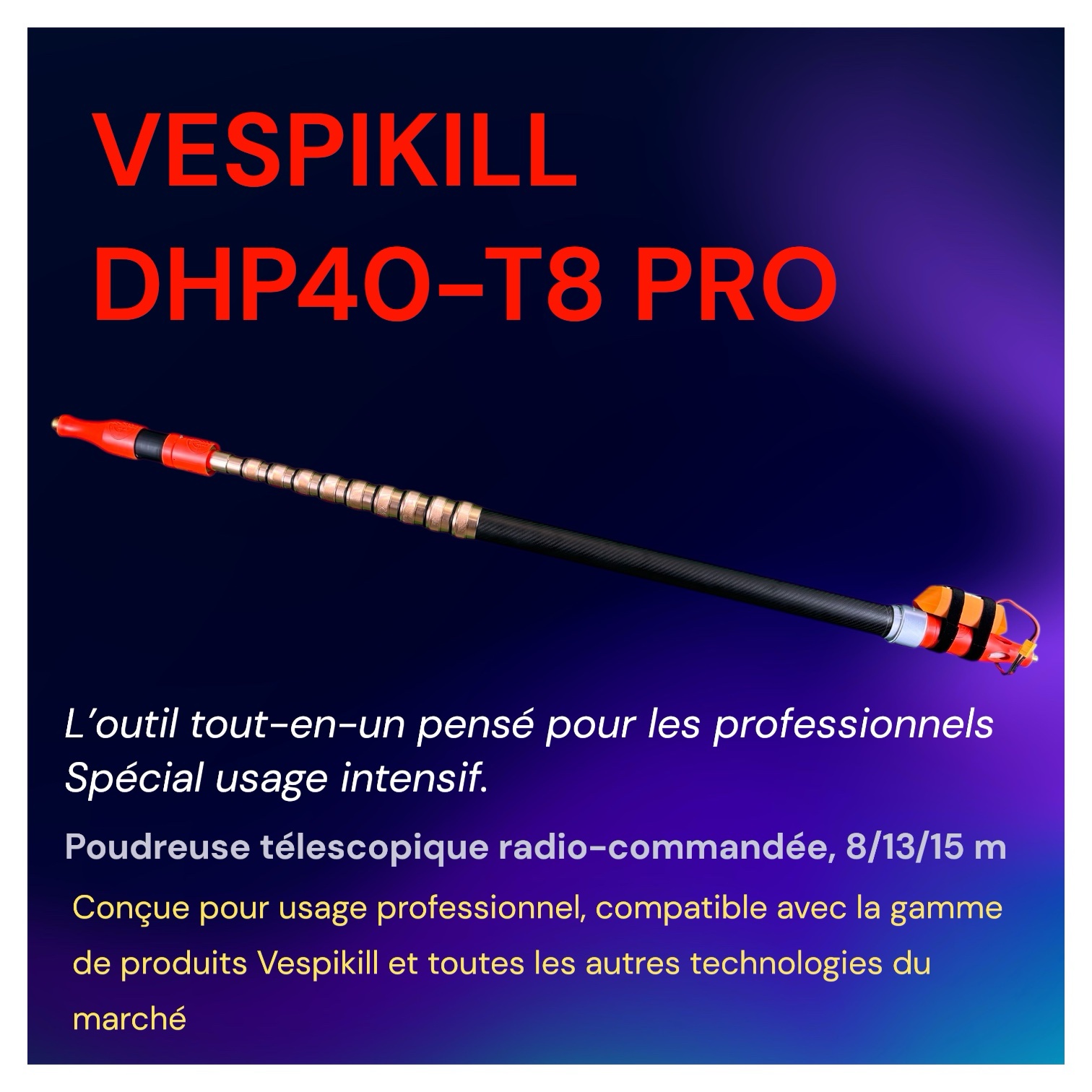 Dhp40 Télescopique GAMME PRO– Vespikill® – Image 3