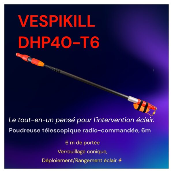 DHP40-T6 – Perche télescopique 6 m